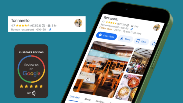 NFC Scheda Per Raccolta Recensioni Google - immagine 2