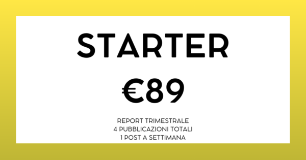 Smm Starter  | Gestione Social